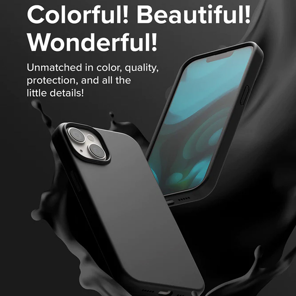 Picture of Apple iPhone 14 Plus 6.7 Case | Ringke Soft Liquid Silicone Protection Case for iPhone 14 Plus 6.7 (Lavender)