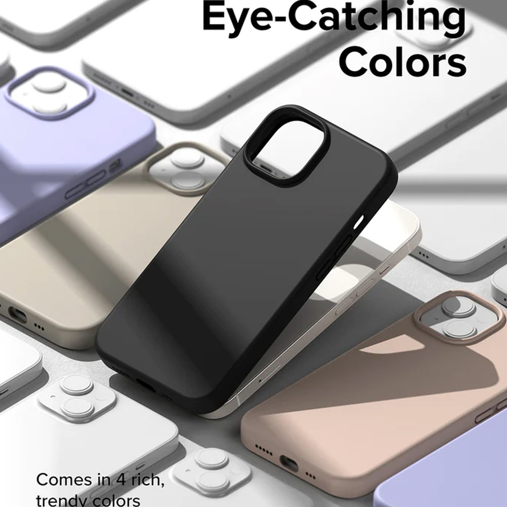 Picture of Apple iPhone 14 Plus 6.7 Case | Ringke Soft Liquid Silicone Protection Case for iPhone 14 Plus 6.7 (Lavender)