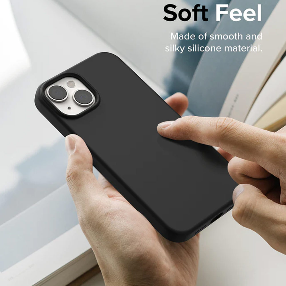 Picture of Apple iPhone 14 Plus 6.7 Case | Ringke Soft Liquid Silicone Protection Case for iPhone 14 Plus 6.7 (Lavender)