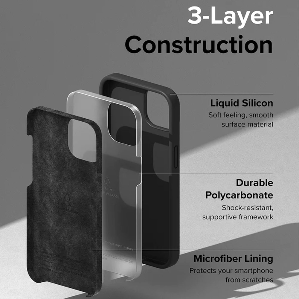 Picture of Apple iPhone 14 Plus 6.7 Case | Ringke Soft Liquid Silicone Protection Case for iPhone 14 Plus 6.7 (Lavender)