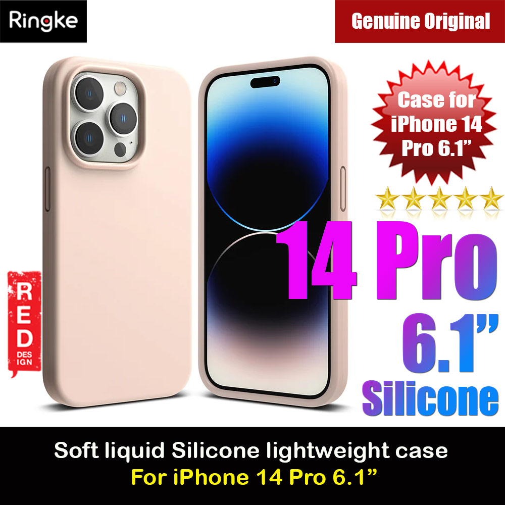 Picture of Ringke Soft Liquid Silicone Protection Case for iPhone 14 Pro 6.1 (Pink Sand) Apple iPhone 14 Pro 6.1- Apple iPhone 14 Pro 6.1 Cases, Apple iPhone 14 Pro 6.1 Covers, iPad Cases and a wide selection of Apple iPhone 14 Pro 6.1 Accessories in Malaysia, Sabah, Sarawak and Singapore 