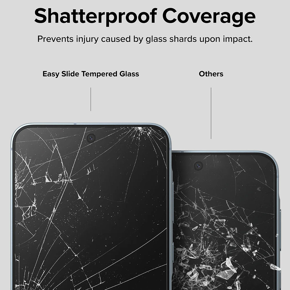 Picture of Samsung Galaxy A55 Screen Protector | Ringke Easy Slide Tempered Glass Screen Protector for Samsung Galaxy A55 (Clear) 2pcs