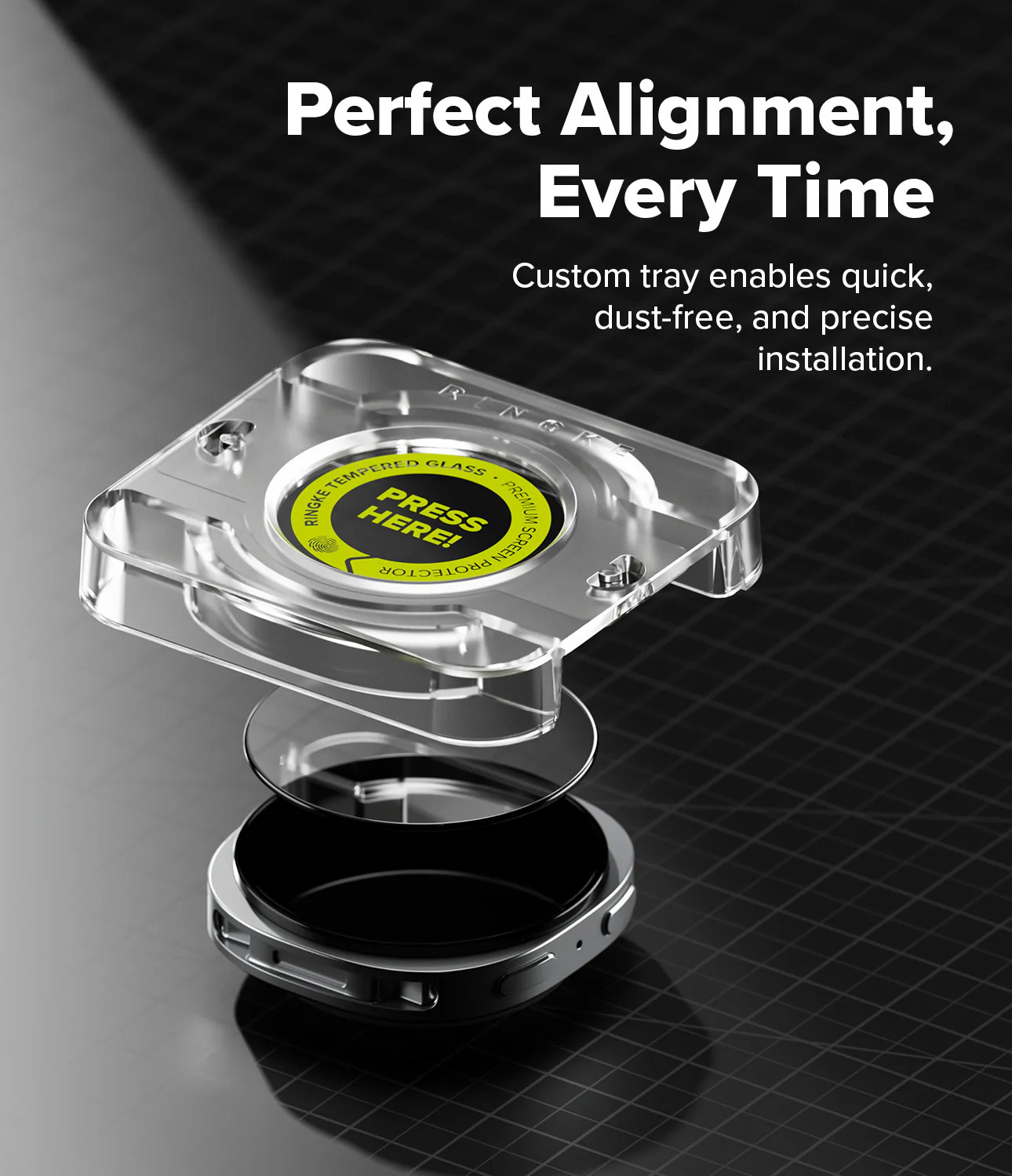 Picture of Samsung Galaxy Watch 8 44mm | Ringke Tempered Glass Pro for Samsung Galaxy Watch 8 44mm (2pcs)