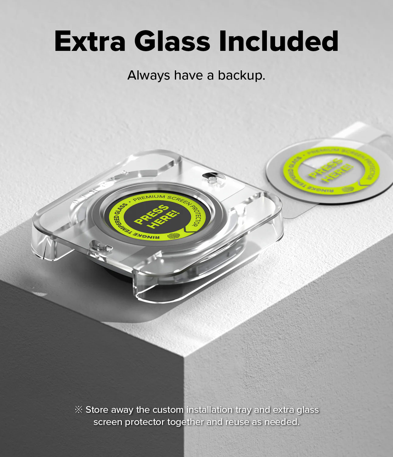 Picture of Samsung Galaxy Watch 8 44mm | Ringke Tempered Glass Pro for Samsung Galaxy Watch 8 44mm (2pcs)