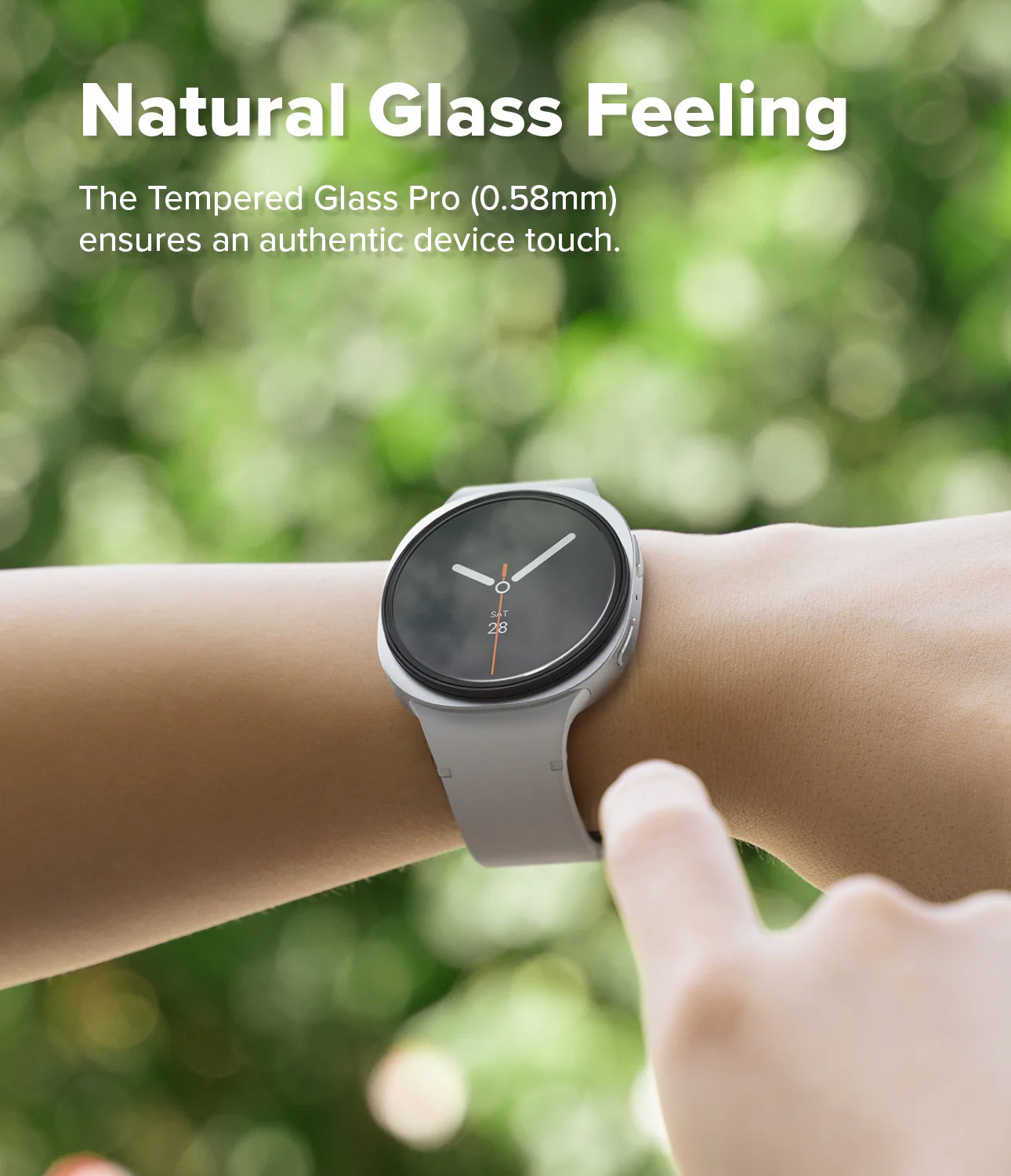 Picture of Samsung Galaxy Watch 8 44mm | Ringke Tempered Glass Pro for Samsung Galaxy Watch 8 44mm (2pcs)