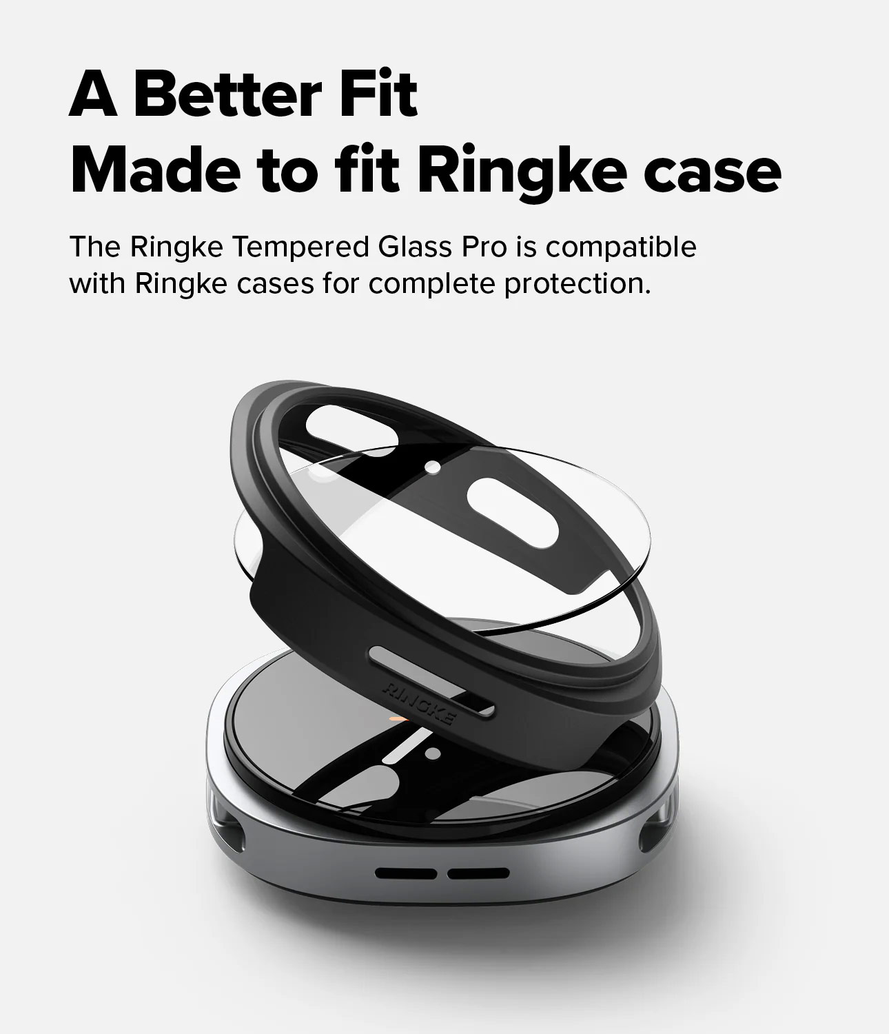 Picture of Samsung Galaxy Watch 8 44mm | Ringke Tempered Glass Pro for Samsung Galaxy Watch 8 44mm (2pcs)