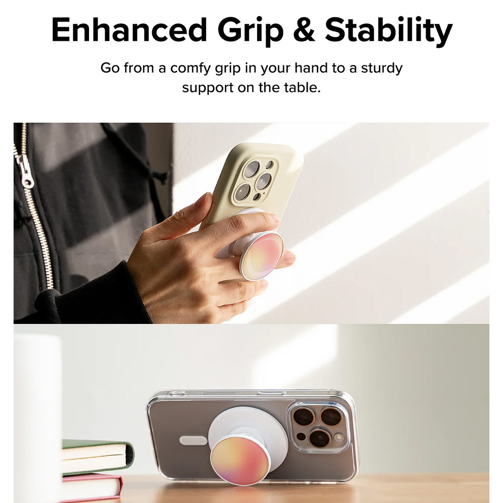 Picture of Ringke Tok Magnetic Grip Stand Holder Popsocket similar Grip Holder (Glossy Aloha Sunset)