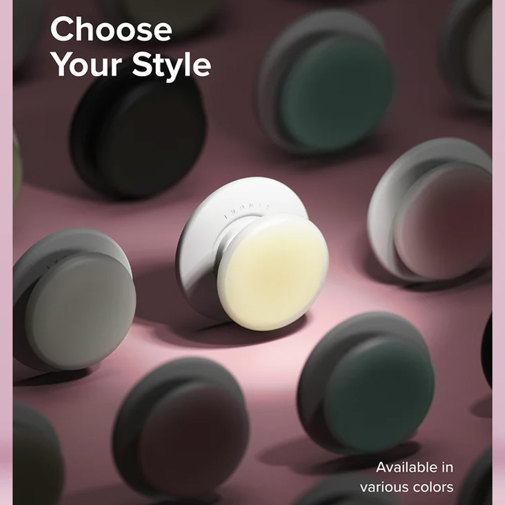 Picture of Ringke Tok Magnetic Grip Stand Holder Popsocket similar Grip Holder (Ice White)