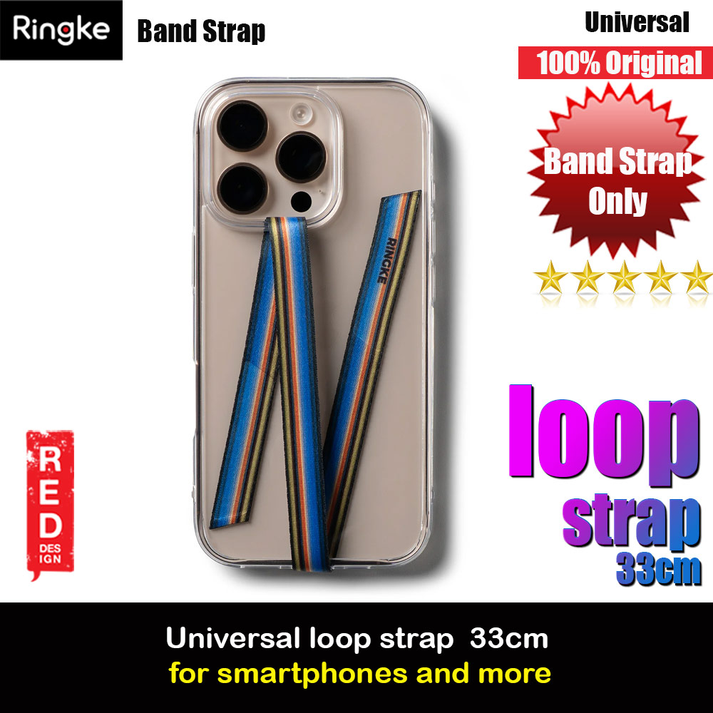 Picture of Ringke Universal Loop Band Strap for smartphones (Stripe) Red Design- Red Design Cases, Red Design Covers, iPad Cases and a wide selection of Red Design Accessories in Malaysia, Sabah, Sarawak and Singapore 