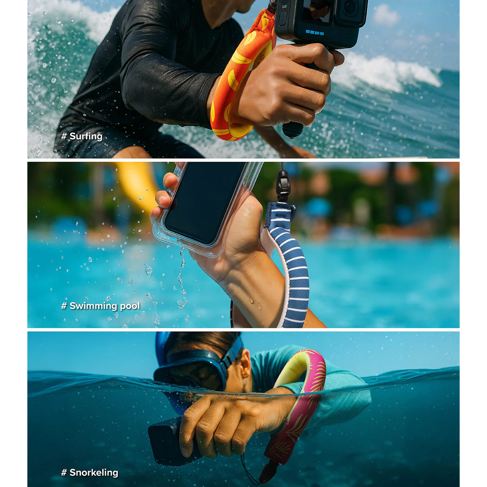 Picture of Ringke Your device will stay floating with our Ringke Floating Strap (Navy Stripes)