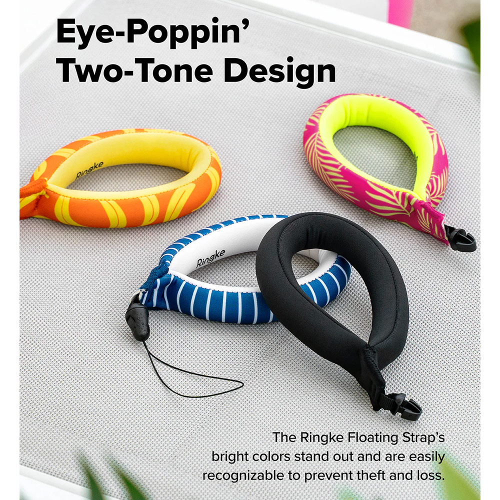 Picture of Ringke Your device will stay floating with our Ringke Floating Strap (Navy Stripes)
