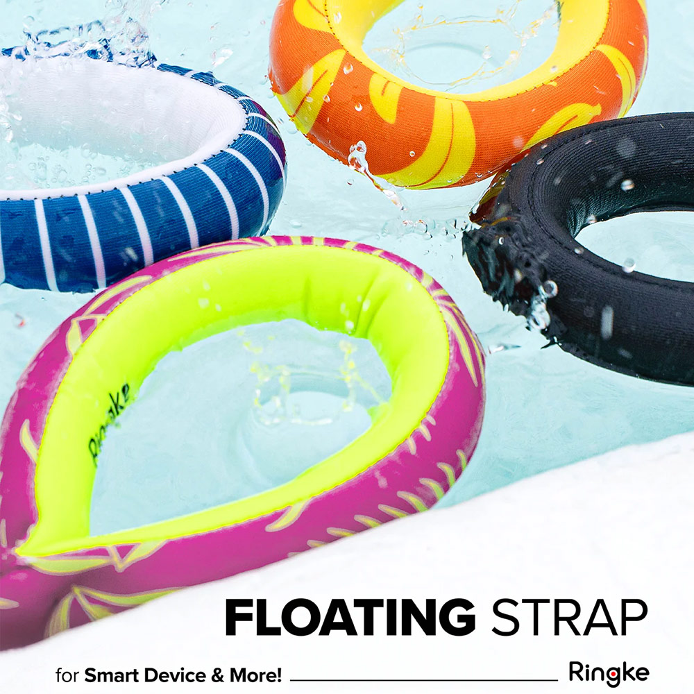 Picture of Ringke Your device will stay floating with our Ringke Floating Strap (Navy Stripes)
