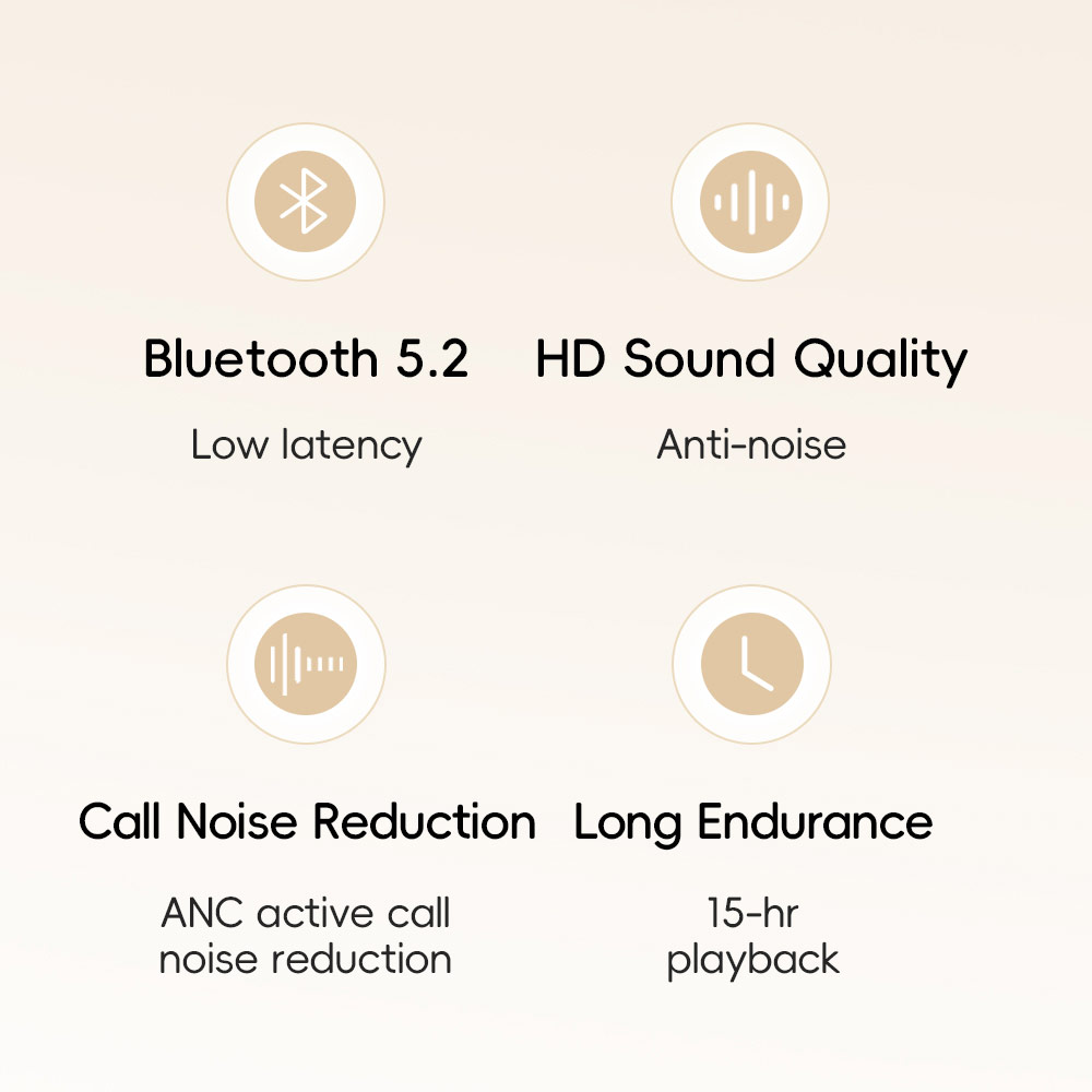 Picture of Rock O3 Bluetooth Wireless Headphone with ANC noise cancellation Foldable Soft PU Over Ear Cushion (Black)