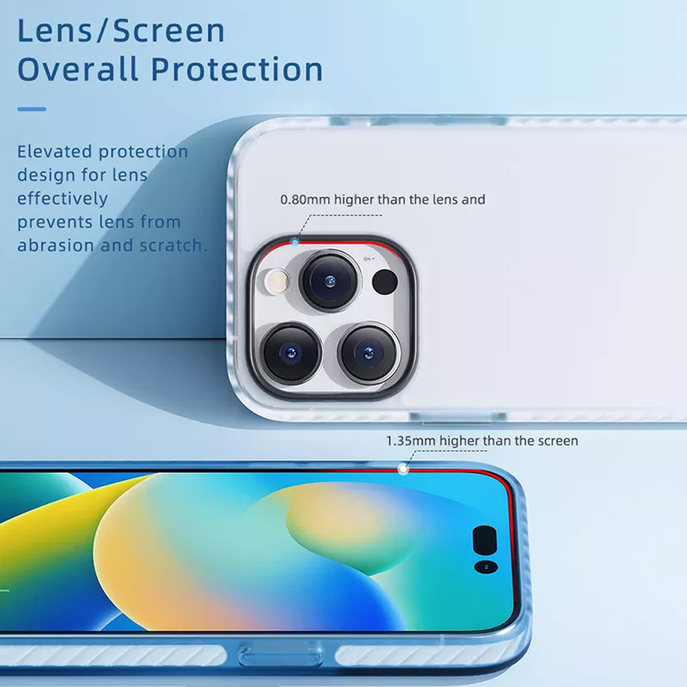 Picture of Apple iPhone 14 Pro Max 6.7 Case | Rock Armor Shield Thin Matte Anti Finger Print Drop Protection Case For for iPhone 14 Pro Max 6.7 (Black)