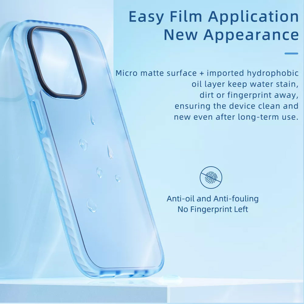 Picture of Apple iPhone 14 Pro Max 6.7 Case | Rock Armor Shield Thin Matte Anti Finger Print Drop Protection Case For for iPhone 14 Pro Max 6.7 (Black)