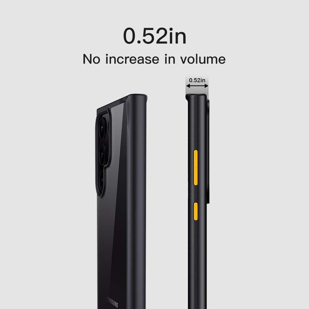 Picture of Samsung Galaxy S23 Plus Case | Rock Guard Clear Drop Protection Case for Samsung Galaxy S23 Plus 6.6 (Clear Blue)