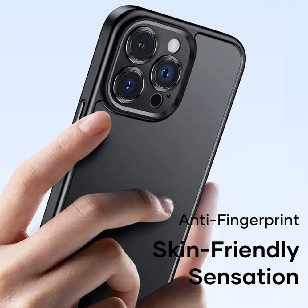 Picture of Apple iPhone 15 Pro Max 6.7 Case | Rock Guard Touch Lens Cover Ultra Thin Light Weight Drop Protection Case for iPhone 15 Pro Max 6.7 (Matte Grey)