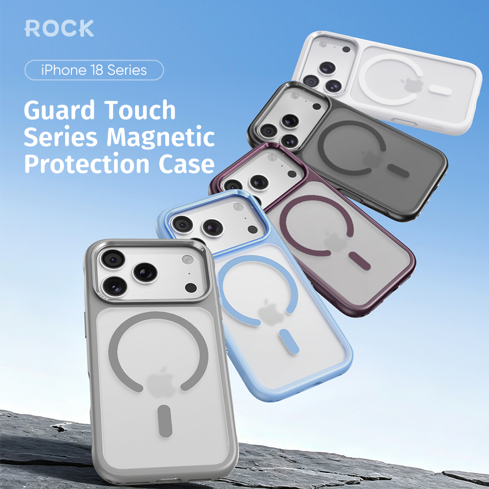 Picture of Apple iPhone 18 Pro Max Case | ROCK Guard Touch Series Magnetic Protection Case for iPhone 18 Pro Max (Black)