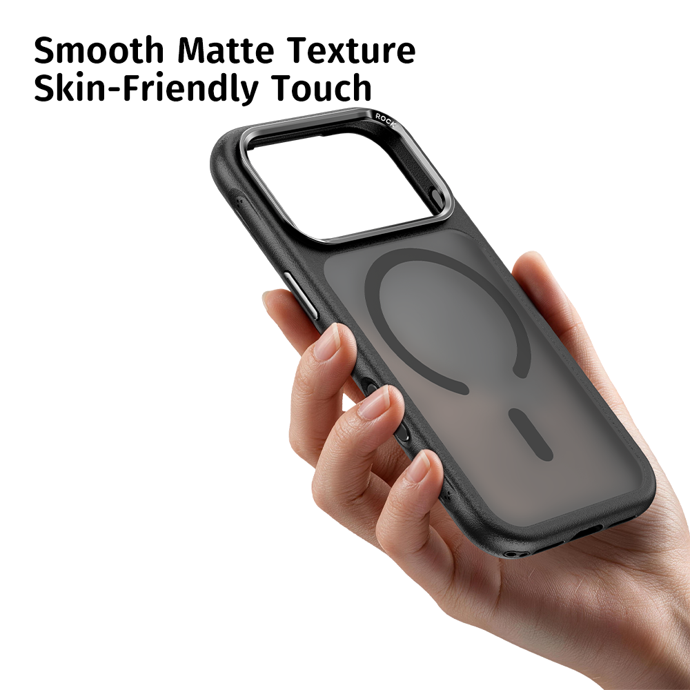 Picture of Apple iPhone 18 Pro Max Case | ROCK Guard Touch Series Magnetic Protection Case for iPhone 18 Pro Max (Black)