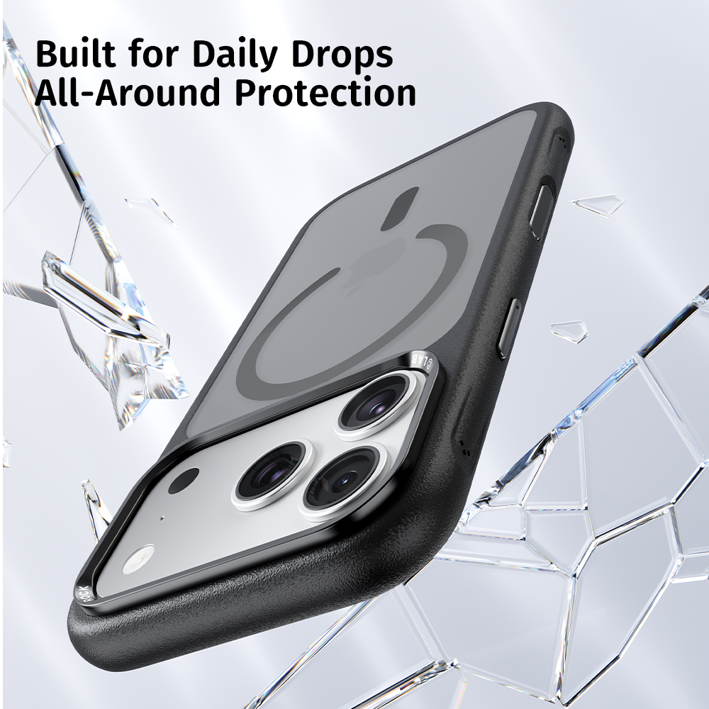 Picture of Apple iPhone 18 Pro Max Case | ROCK Guard Touch Series Magnetic Protection Case for iPhone 18 Pro Max (Black)
