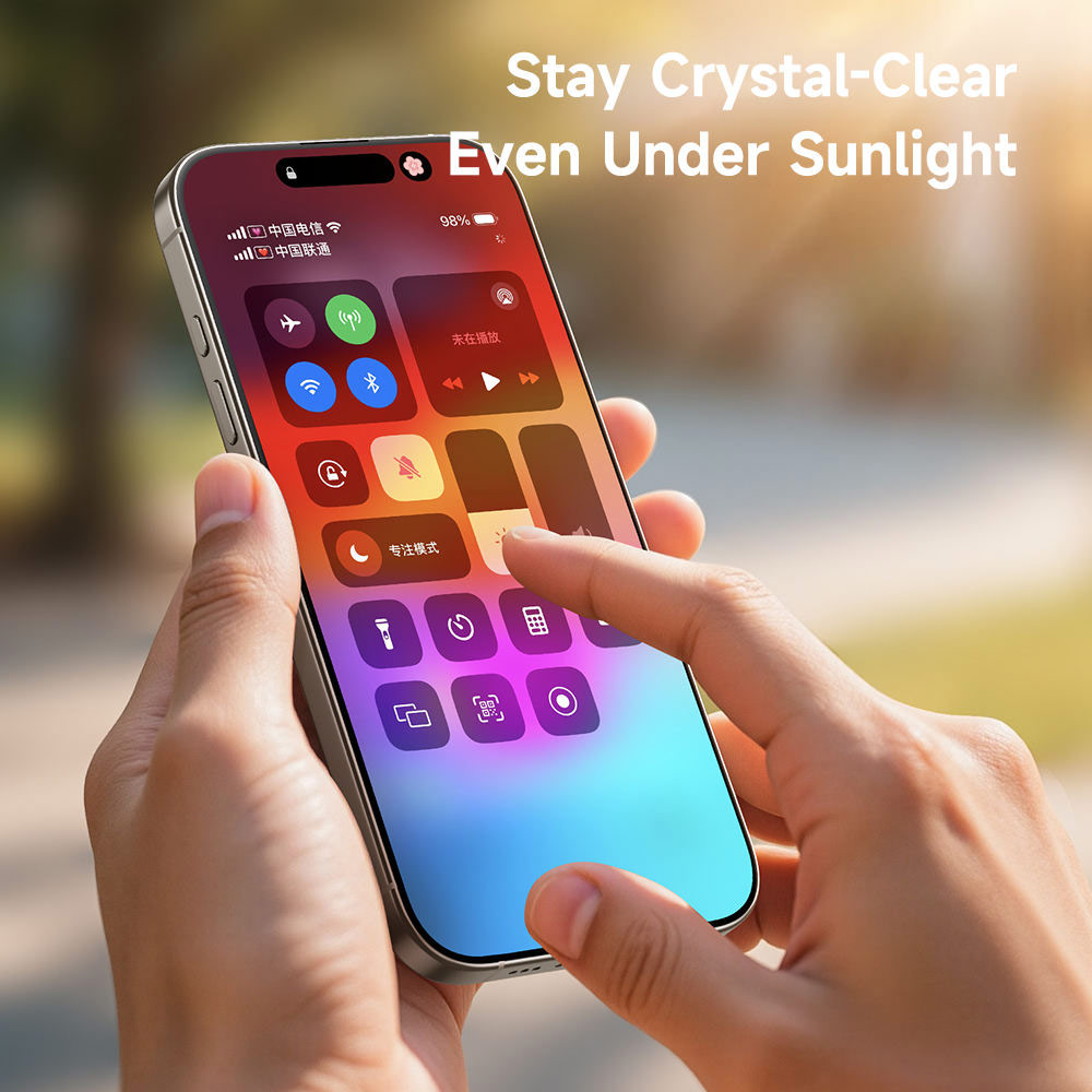Picture of Apple iPhone 17 6.3 | Rock Clear HD Full Coverage Tempered Glass for iPhone 17 Pro 6.3 17 6.3 (Clear)