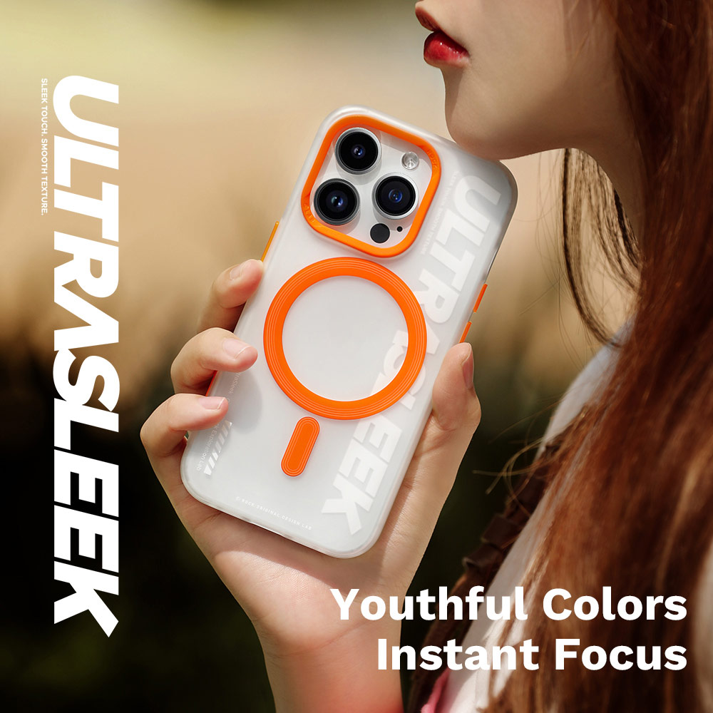 Picture of Apple iPhone 15 Pro 6.1 Case | Rock Inshare Artistic Young Stylish Color Magnetic Drop Protection Case for iPhone 15 Pro 6.1 (Black)