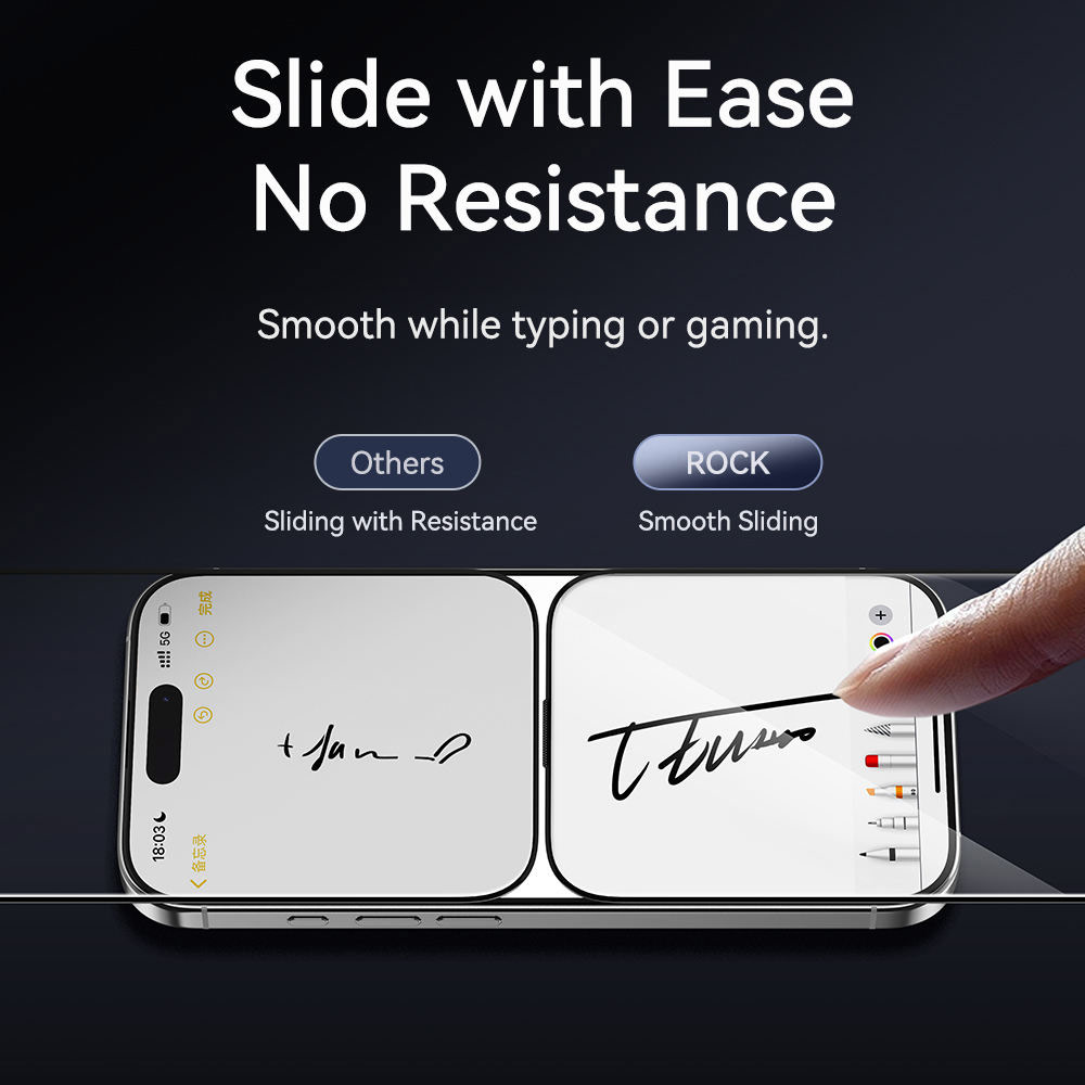 Picture of Apple iPhone 17 6.3 | Rock Anti Peep HD Full Coverage Tempered Glass for iPhone 17 Pro | 17 6.3 (Privacy)