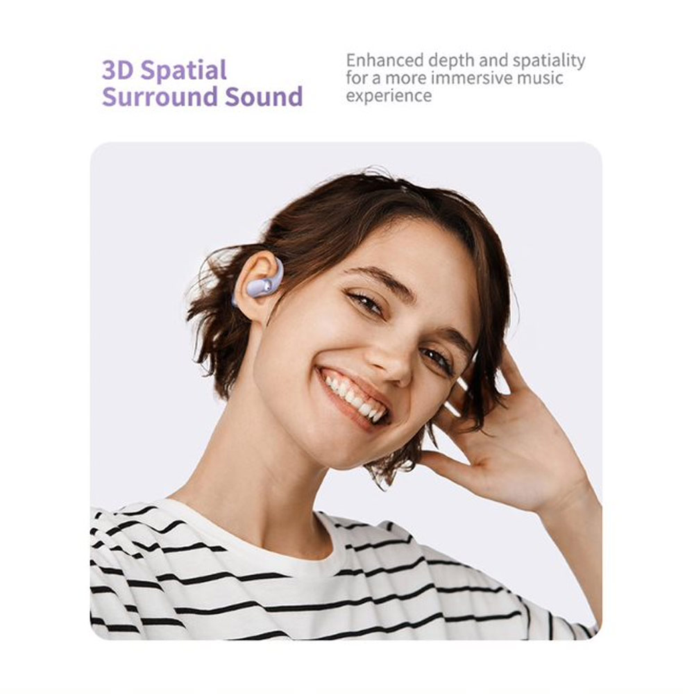 Picture of Rock X911 OWS Bluetooth Earphones Open Ear Comfort Hook Design Earphone Music Call Noise Cancellation (Gold Shin Chan)