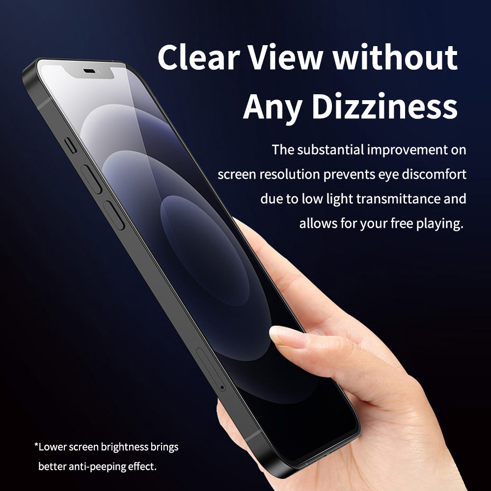 Picture of Xiaomi Mi 11 Lite Screen Protector | Rock Space Custom Made Crack Proof Explosion Proof Flexible TPU Soft Screen Protector for Xiaomi Mi 11 Lite (Privacy Anti View Anti Peep Matte)