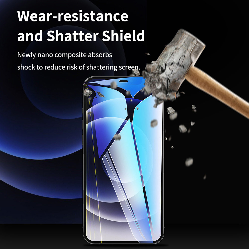 Picture of Xiaomi Mi 11 Lite Screen Protector | Rock Space Custom Made Crack Proof Explosion Proof Flexible TPU Soft Screen Protector for Xiaomi Mi 11 Lite (Privacy Anti View Anti Peep Matte)