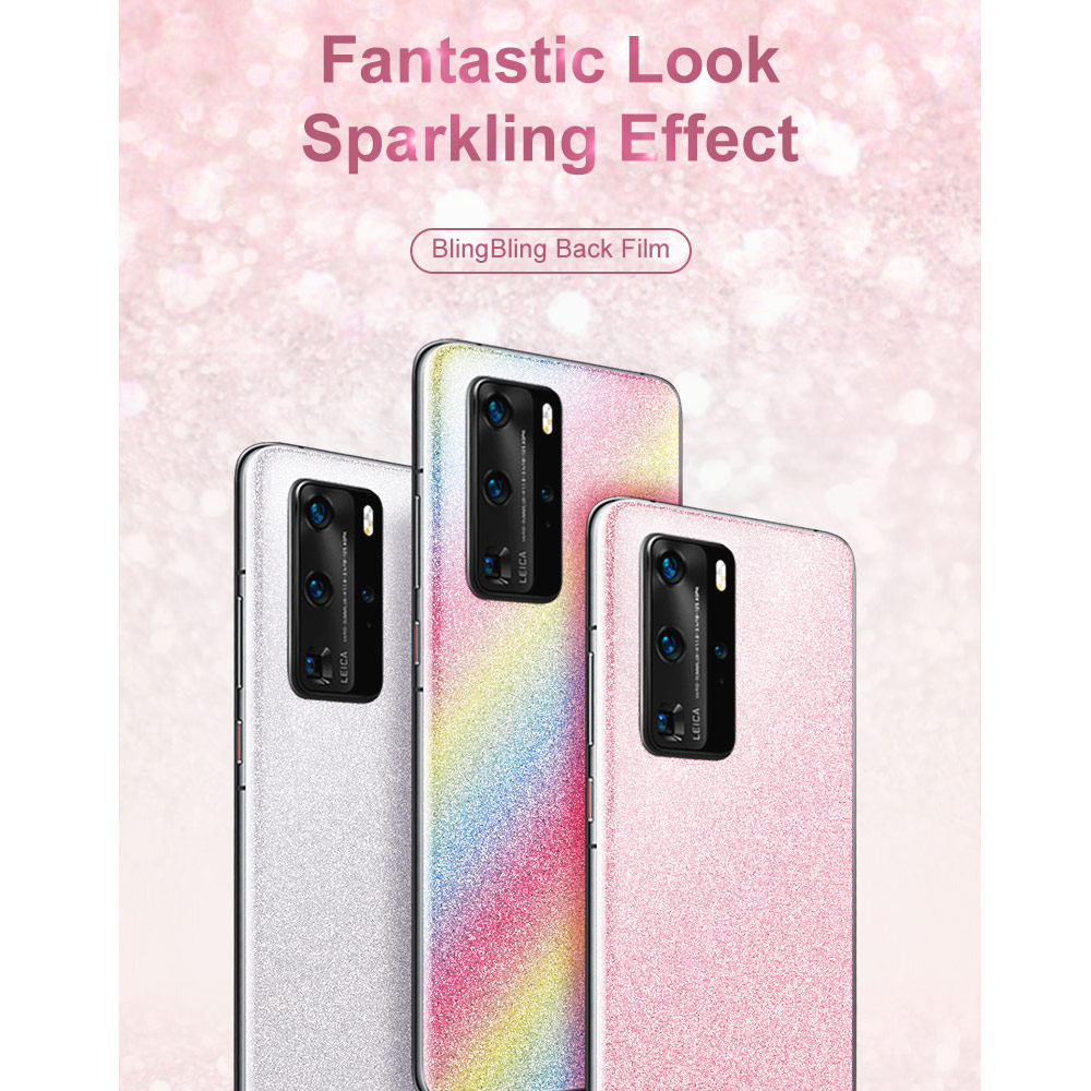 Picture of Apple iPhone 11 6.1  | Rock Space Custom Made for All Phone Model Bling Bling Series Back Film Protector Sticker for Any Phone Model (Luxury Gold)