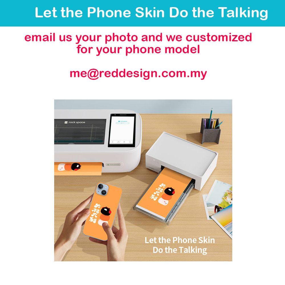 Picture of Rock Space DIY 自定 定制 设计 手机背膜 贴纸 DIY Customize High Quality Print Phone Skin Sticker for Multiple Phone Model with Multiple Photo Images Gallery or with Own Phone Text (Pattern Abstract)