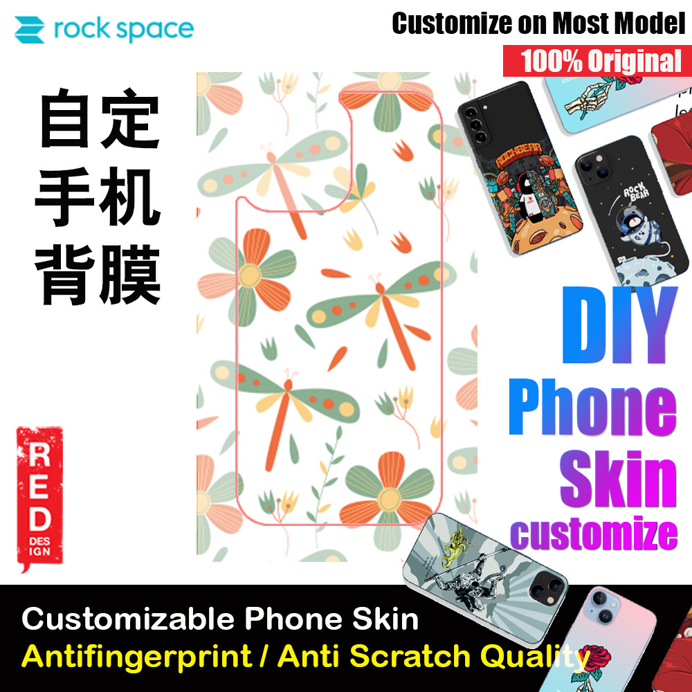 Picture of Rock Space DIY 自定 定制 设计 手机背膜 贴纸 DIY Customize High Quality Print Phone Skin Sticker for Multiple Phone Model with Multiple Photo Images Gallery or with Own Phone Text (Pattern) Red Design- Red Design Cases, Red Design Covers, iPad Cases and a wide selection of Red Design Accessories in Malaysia, Sabah, Sarawak and Singapore 
