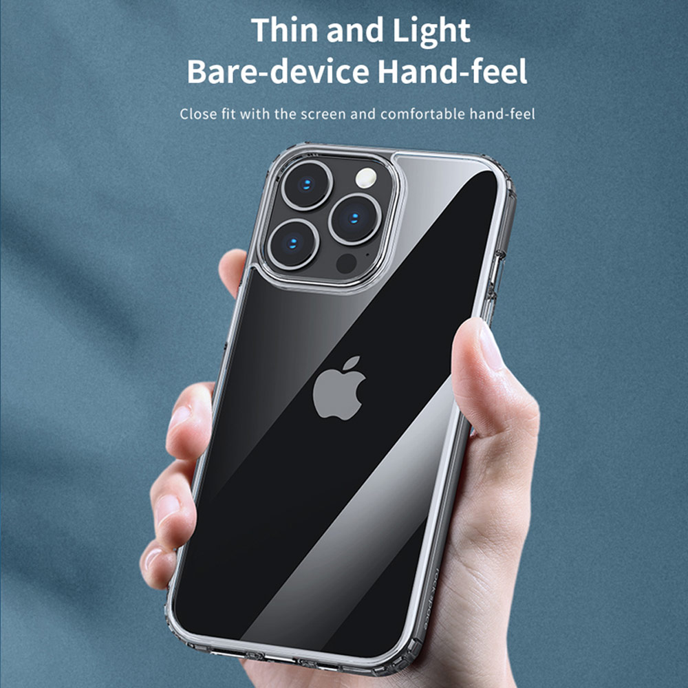 Picture of Apple iPhone 13 Pro Max 6.7 Case | Rock Space Pure Series Soft Protection Case for iPhone 13 Pro Max (Clear)