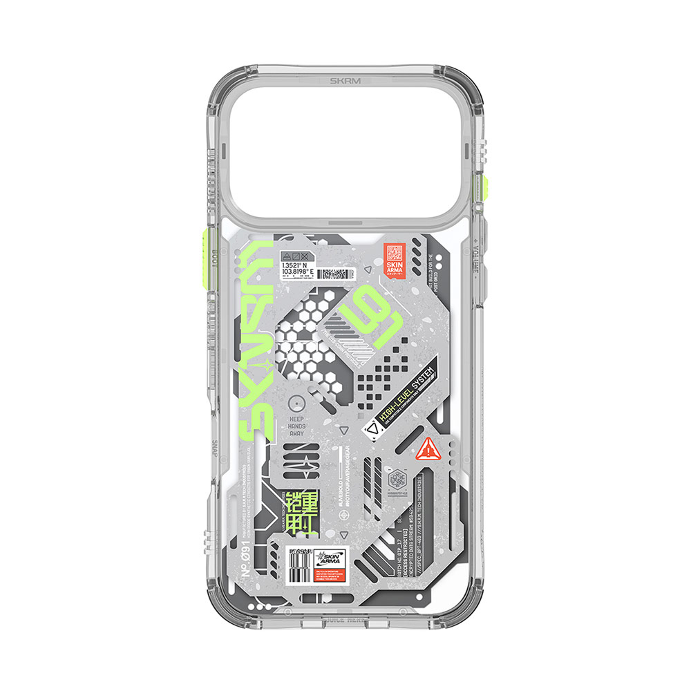 Picture of Apple iPhone 17 Pro 6.3 Case | Skinarma Spectra Magcharge Drop Protection Case for iPhone 17 Pro 6.3 (Grey)