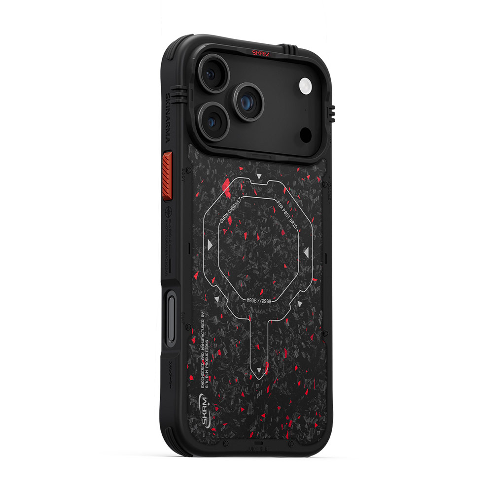 Picture of Apple iPhone 17 Pro Max 6.9 Case | Skinarma Vector Magcharge Ultra Drop Protection Case for iPhone 17 Pro Max 6.9 (Black)
