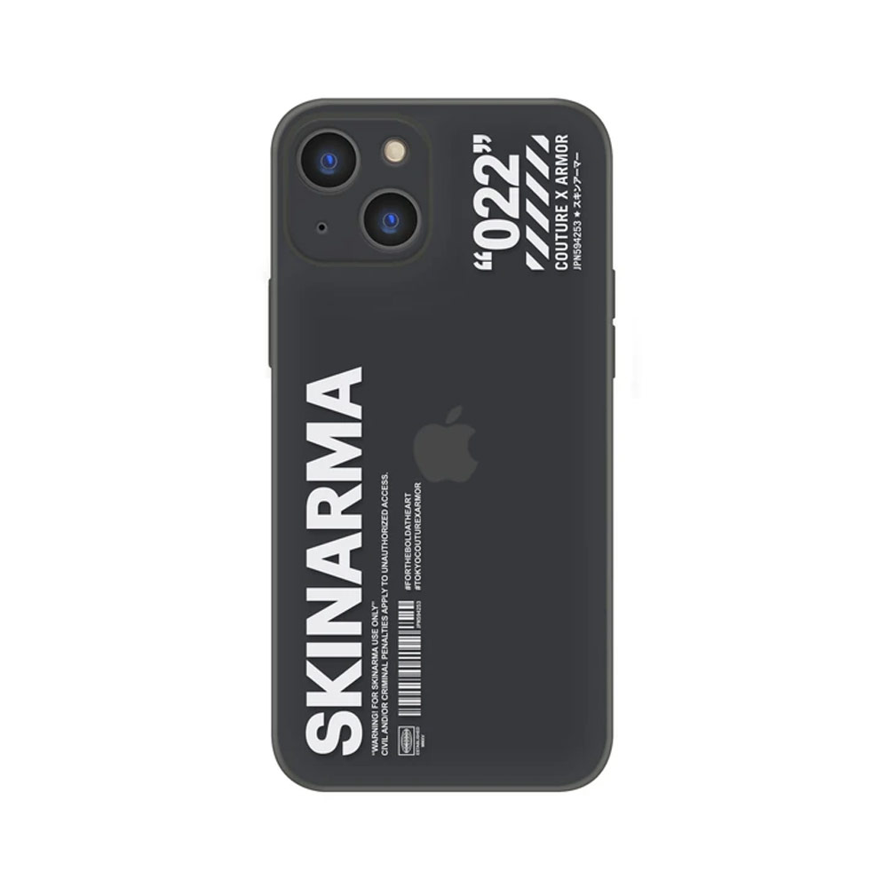 Picture of Apple iPhone 13 6.1 Case | Skinarma HADAKA X22 Series 0.6mm Ultra Thin Case for Apple iPhone 13 6.1 (Smoke)