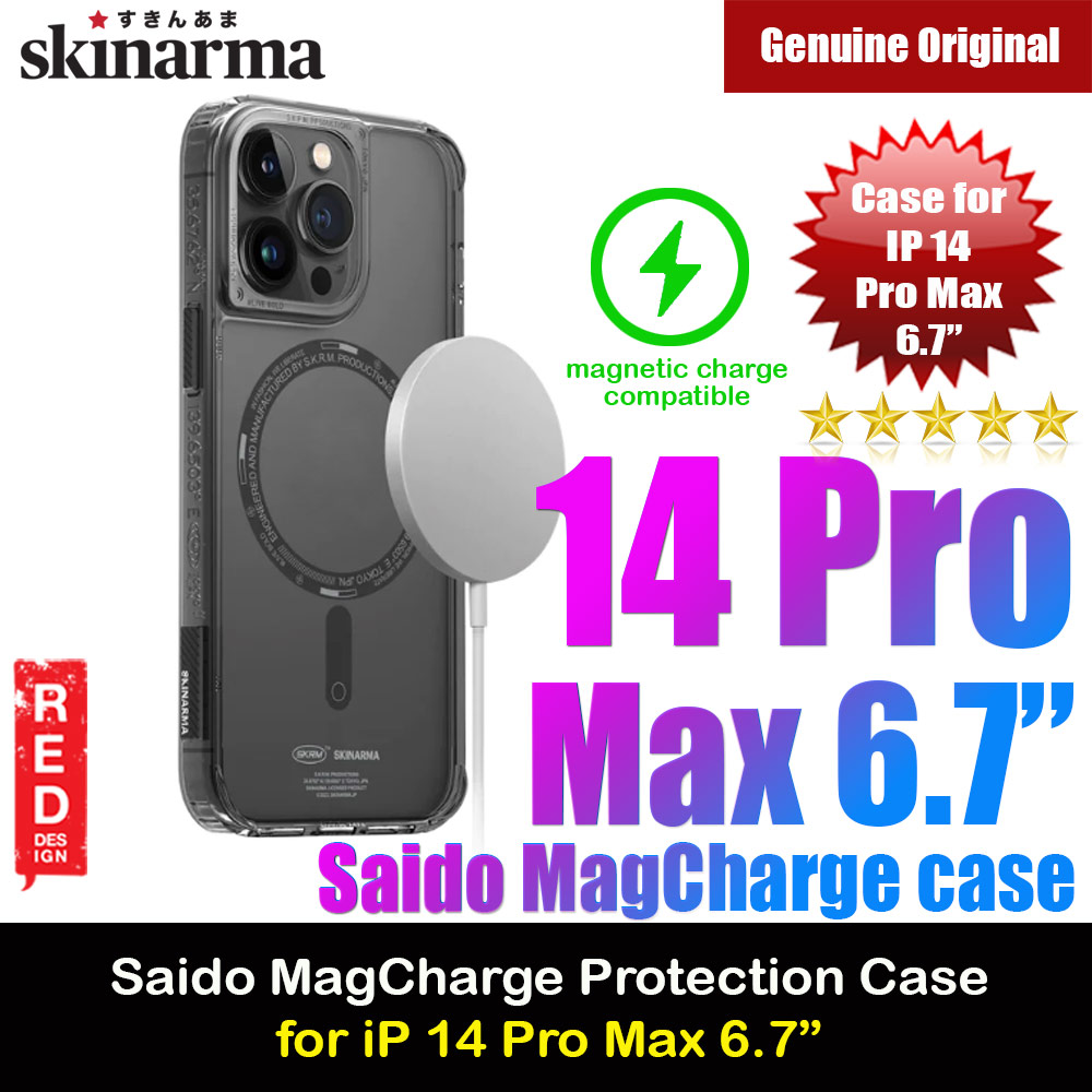 Picture of Skinarma Saido MagCharge Series Drop Protection Case with Magsafe Magnetic Charging Compatible for iPhone 14 Pro Max 6.7 (Smoke) Apple iPhone 14 Pro Max 6.7- Apple iPhone 14 Pro Max 6.7 Cases, Apple iPhone 14 Pro Max 6.7 Covers, iPad Cases and a wide selection of Apple iPhone 14 Pro Max 6.7 Accessories in Malaysia, Sabah, Sarawak and Singapore 