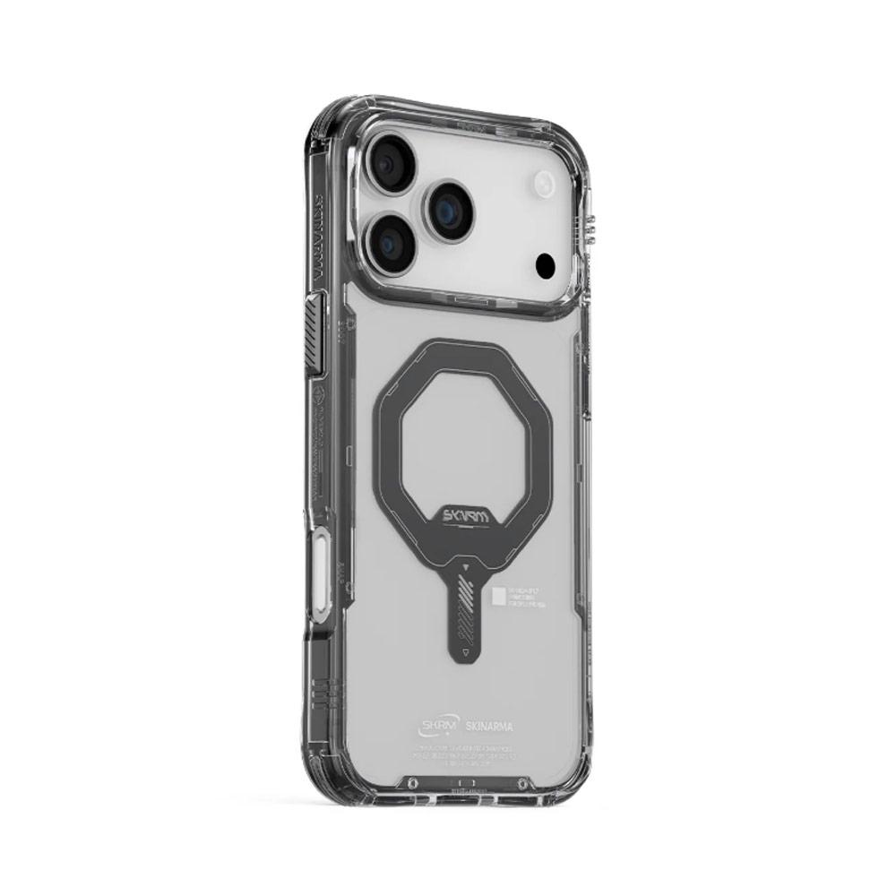 Picture of Apple iPhone 17 Pro 6.3 Case | Skinarma Saido Magcharge Drop Protection Case for iPhone 17 Pro 6.3 (Graphite)