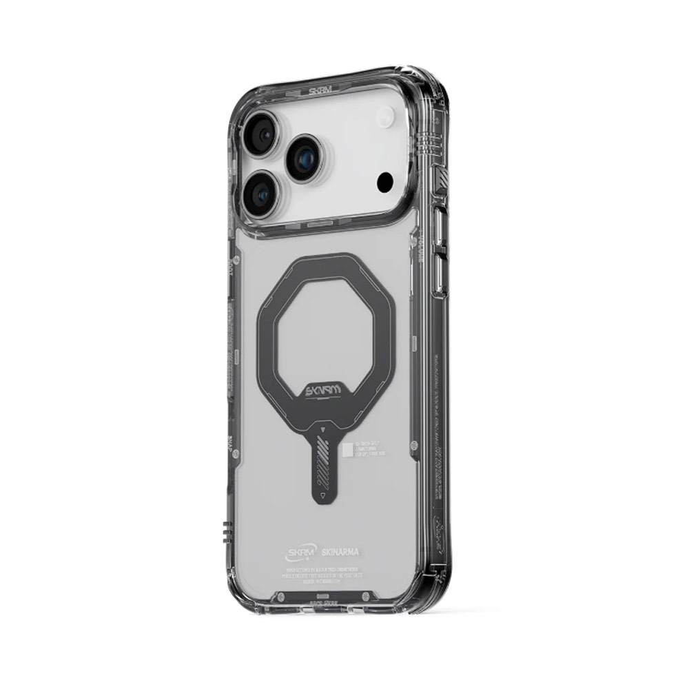 Picture of Apple iPhone 17 Pro 6.3 Case | Skinarma Saido Magcharge Drop Protection Case for iPhone 17 Pro 6.3 (Graphite)