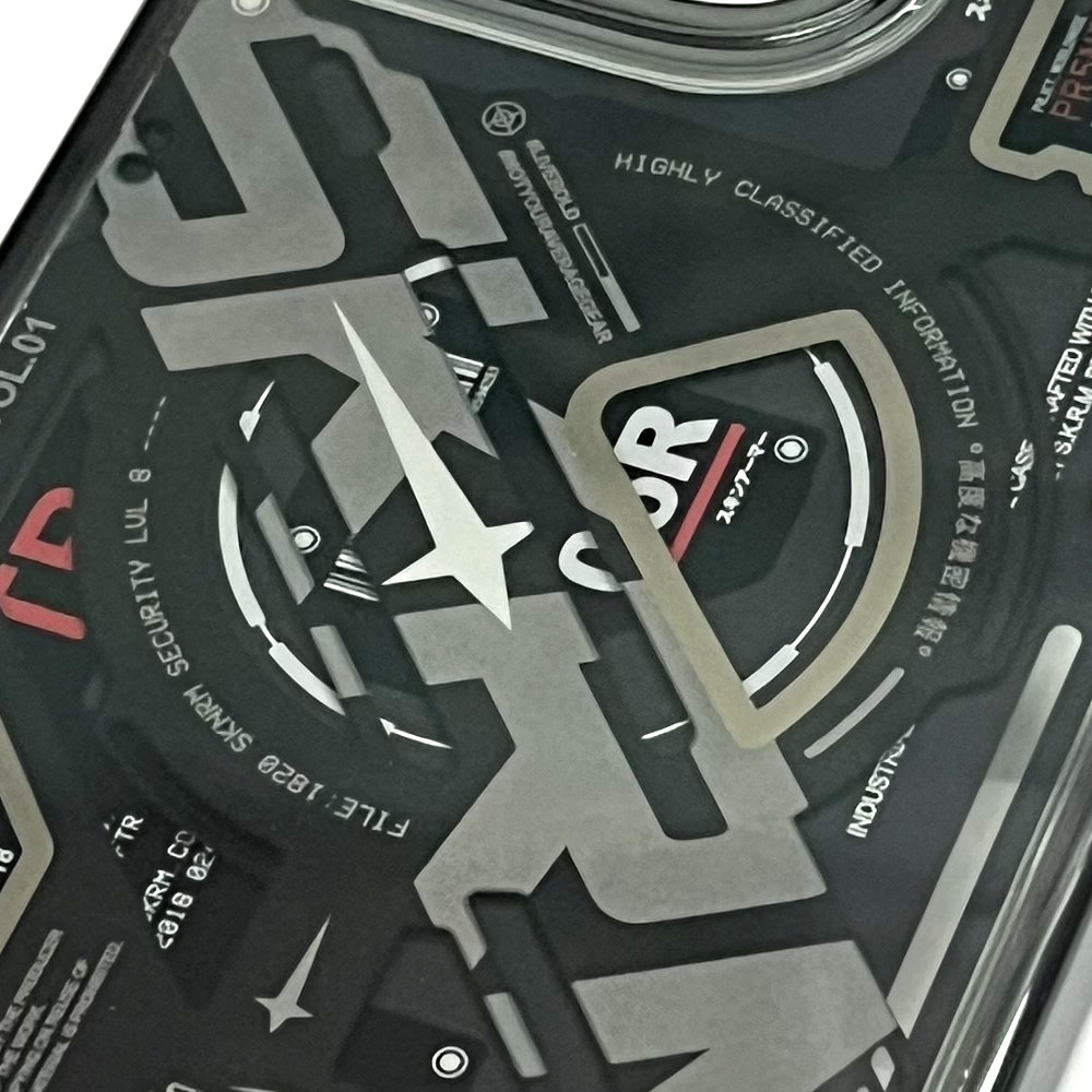 Picture of Apple iPhone 16 Pro 6.3 Case | Skinarma Ekho Magnetic Charge Drop Protection Case for iPhone 16 Pro 6.3 (Black)