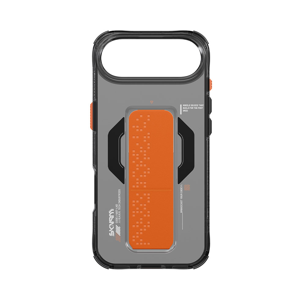 Picture of Apple iPhone Air 6.5 Case | Skinarma Haxa Magcharge Grip Stand Droop Protection Case for iPhone Air 6.5 (Graphite)