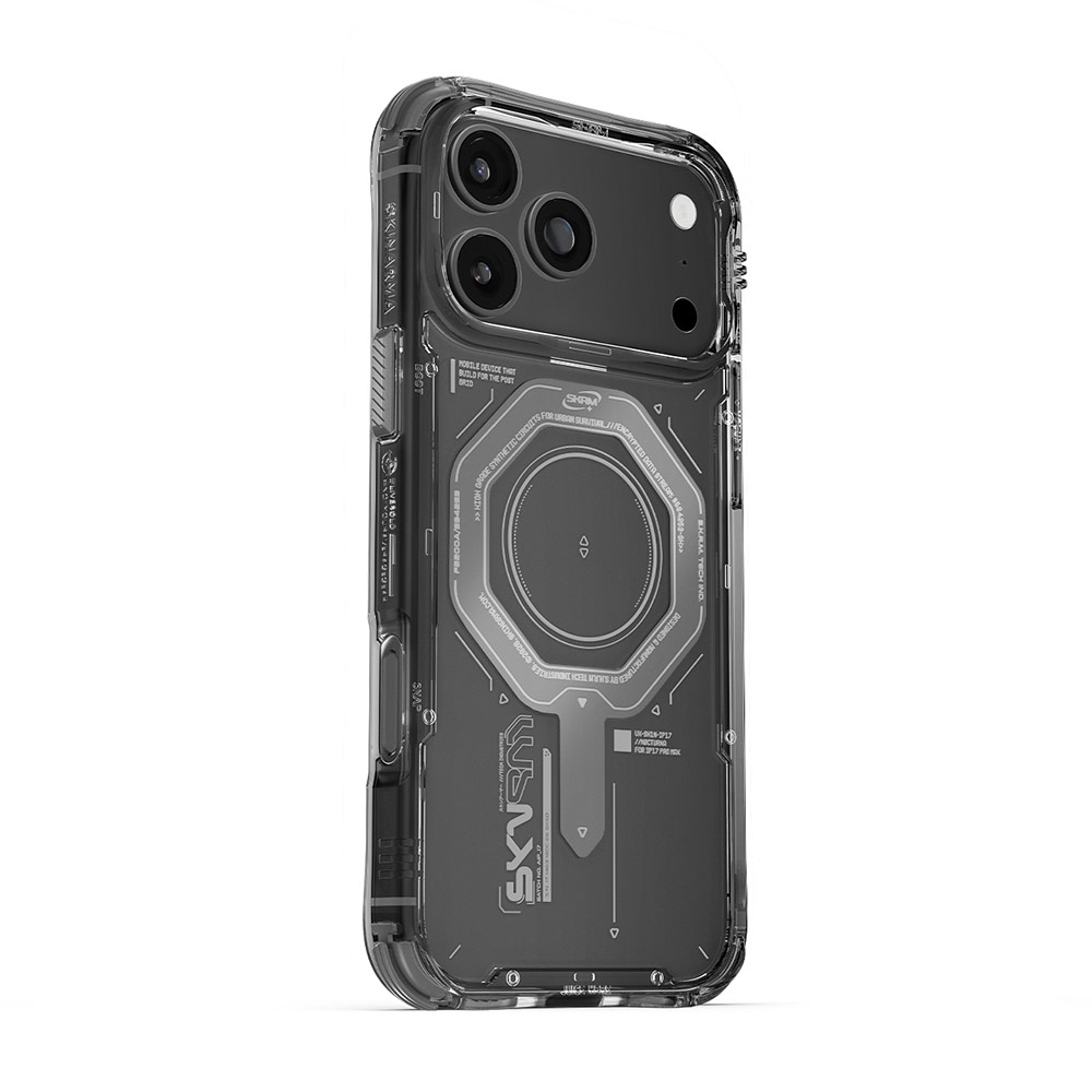 Picture of Apple iPhone 17 Pro 6.3 Case | Skinarma Magma Magcharge Drop Protection Case for iPhone 17 Pro 6.3 (Graphite)