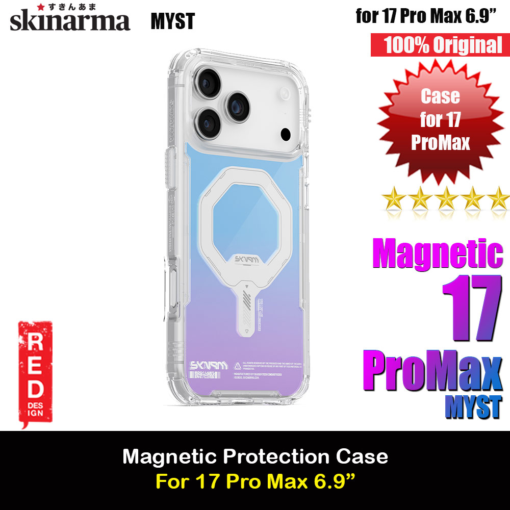 Picture of Skinarma Myst Magcharge Drop Protection Case for iPhone 17 Pro Max 6.9 (Hologram) Apple iPhone 17 Pro Max 6.9- Apple iPhone 17 Pro Max 6.9 Cases, Apple iPhone 17 Pro Max 6.9 Covers, iPad Cases and a wide selection of Apple iPhone 17 Pro Max 6.9 Accessories in Malaysia, Sabah, Sarawak and Singapore 