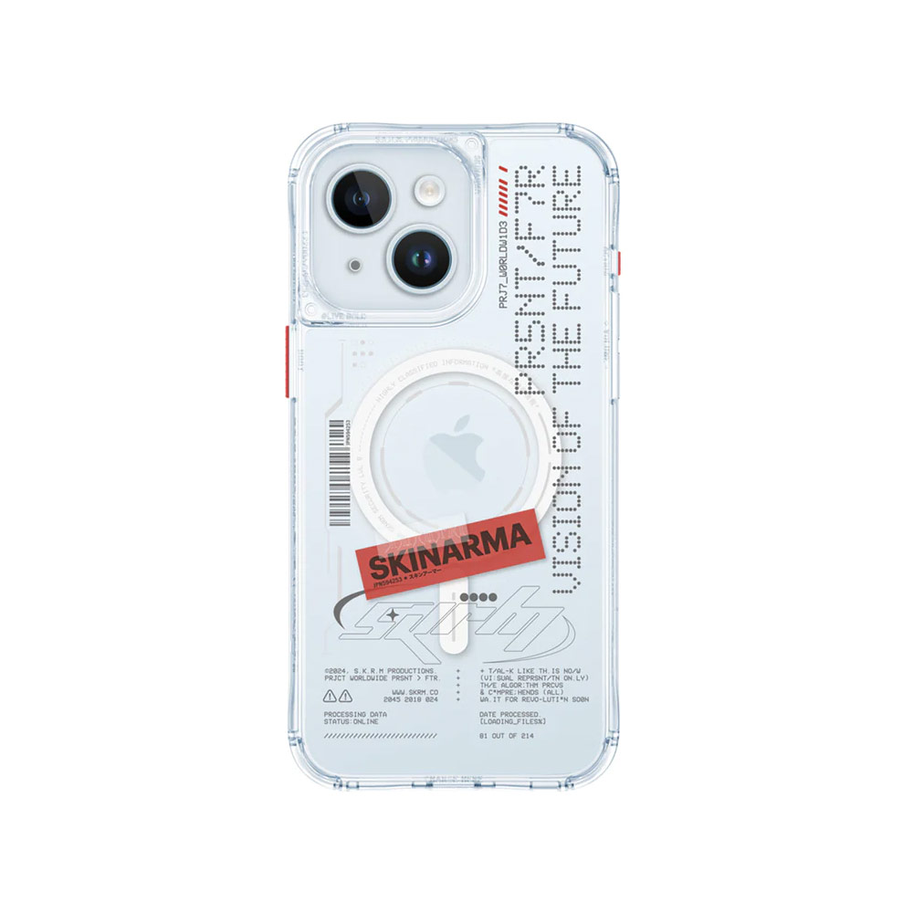 Picture of Apple iPhone 15 6.1 Case | Skinarma Orion Magsafe Compatible Drop Protection Case for iPhone 15 6.1 (Clear)