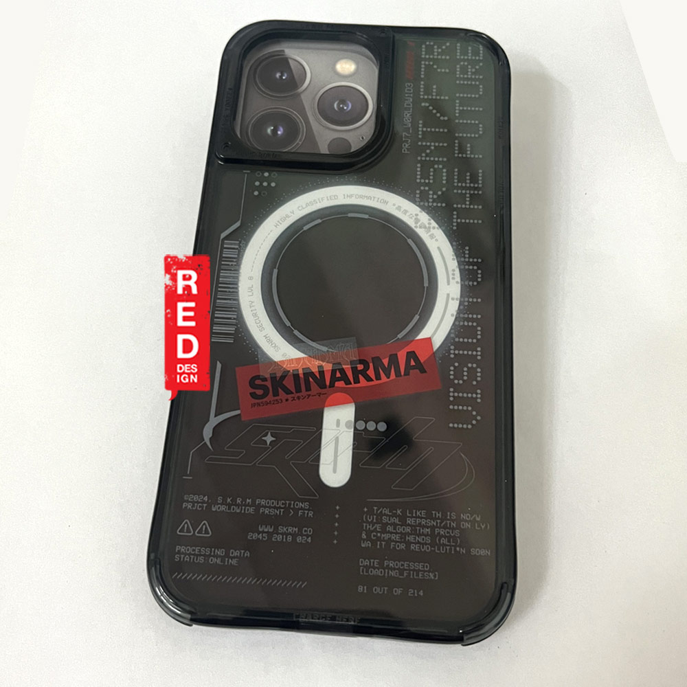 Picture of Apple iPhone 15 Pro Max 6.7 Case | Skinarma Orion Magsafe Compatible Drop Protection Case for iPhone 15 Pro Max 6.7 (Black)