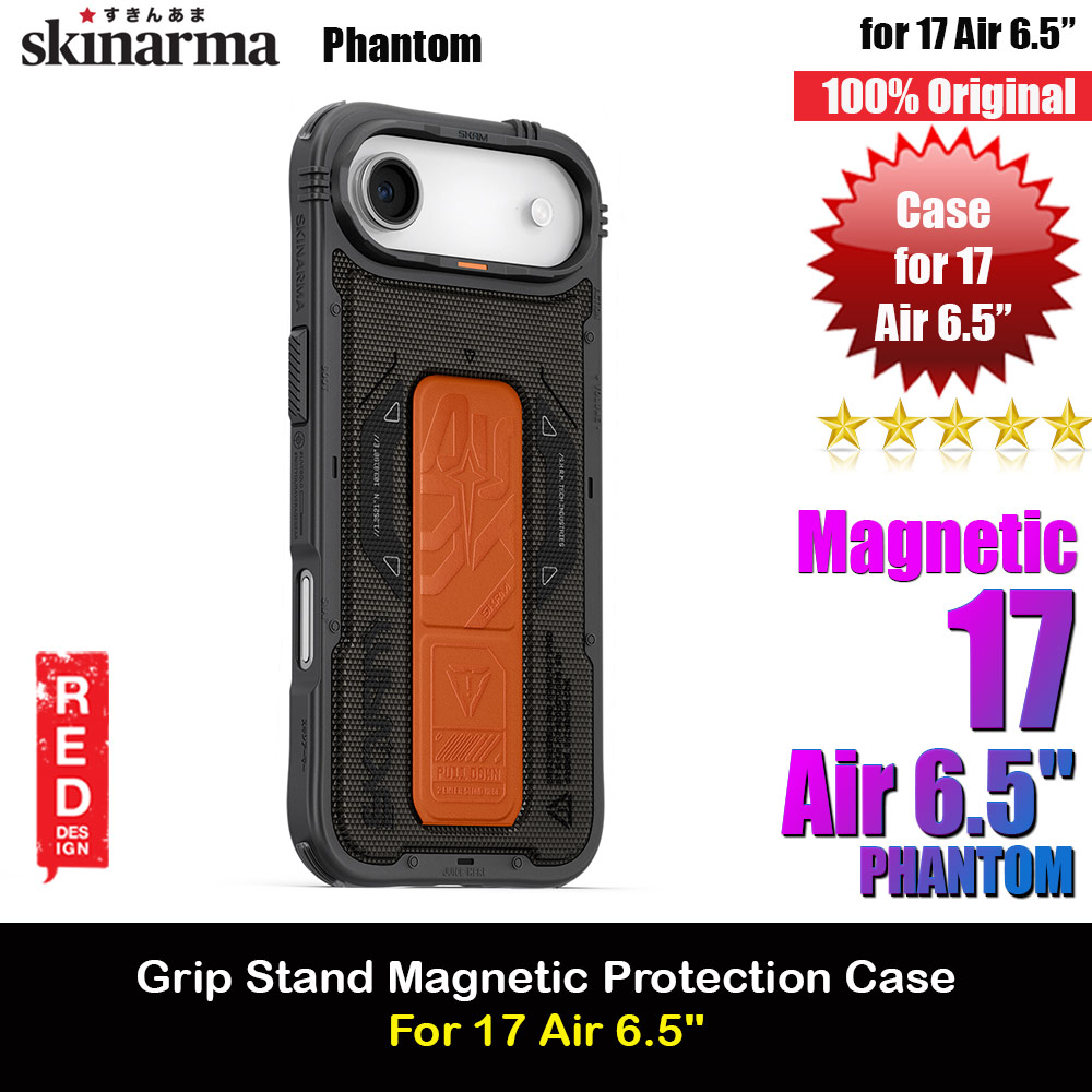 Picture of Skinarma Phantom Magcharge Grip Stand Droop Protection Case for iPhone 17 Air 6.5 (Olive) Apple iPhone Air 6.5- Apple iPhone Air 6.5 Cases, Apple iPhone Air 6.5 Covers, iPad Cases and a wide selection of Apple iPhone Air 6.5 Accessories in Malaysia, Sabah, Sarawak and Singapore 