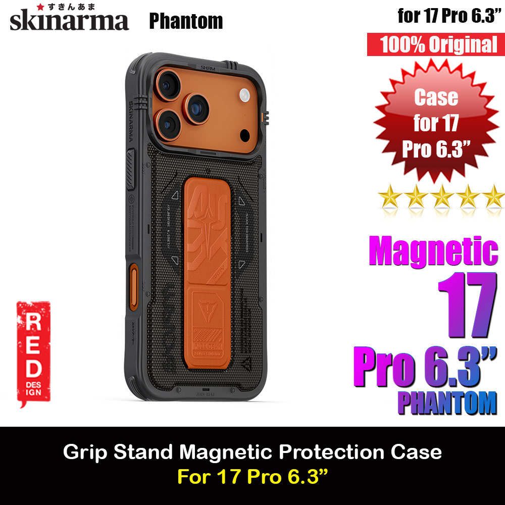 Picture of Skinarma Phantom Magcharge Grip Stand Droop Protection Case for iPhone 17 Pro 6.3 (Olive) Apple iPhone 17 Pro 6.3- Apple iPhone 17 Pro 6.3 Cases, Apple iPhone 17 Pro 6.3 Covers, iPad Cases and a wide selection of Apple iPhone 17 Pro 6.3 Accessories in Malaysia, Sabah, Sarawak and Singapore 