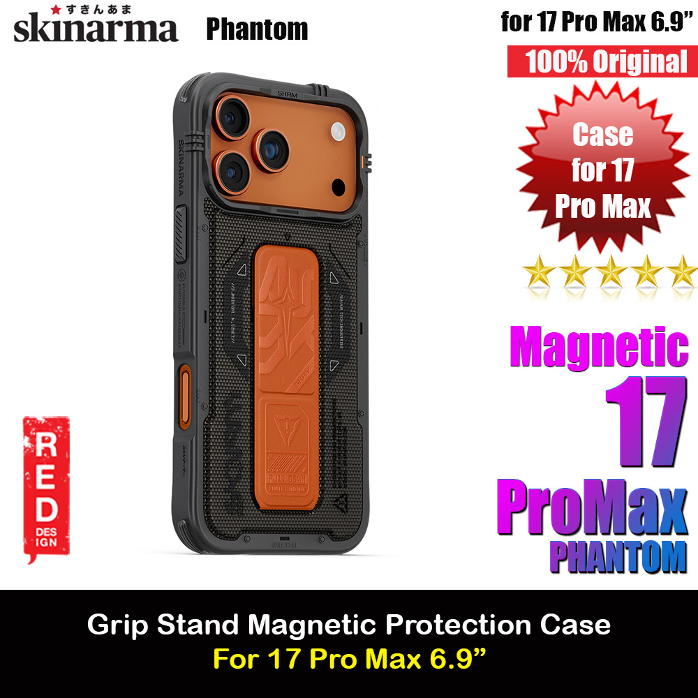 Picture of Skinarma Phantom Magcharge Grip Stand Droop Protection Case for iPhone 17 Pro Max 6.9 (Olive) Apple iPhone 17 Pro Max 6.9- Apple iPhone 17 Pro Max 6.9 Cases, Apple iPhone 17 Pro Max 6.9 Covers, iPad Cases and a wide selection of Apple iPhone 17 Pro Max 6.9 Accessories in Malaysia, Sabah, Sarawak and Singapore 