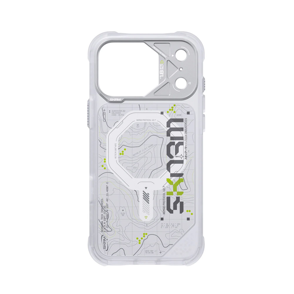 Picture of Apple iPhone 18 Pro Max Case | Skinarma Sonar Magnetic Charge Drop Protection Case with Camera Control Button for iPhone 18 Pro Max 6.9 - White